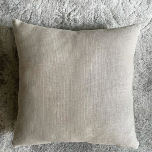 Beige natural cotton pillow