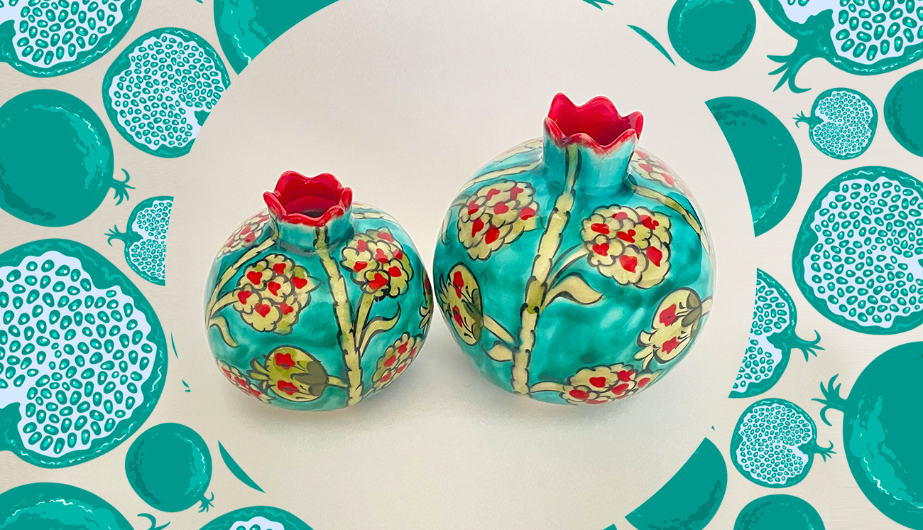 Ceramic Pomegrantes