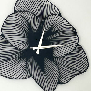 Azalea Clock Black